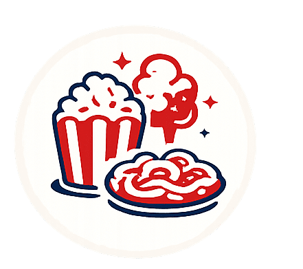 Carnival food illustration