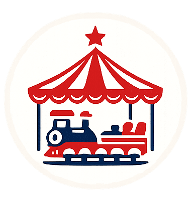 Kids rides illustration