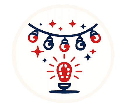 Lights and energy illustration